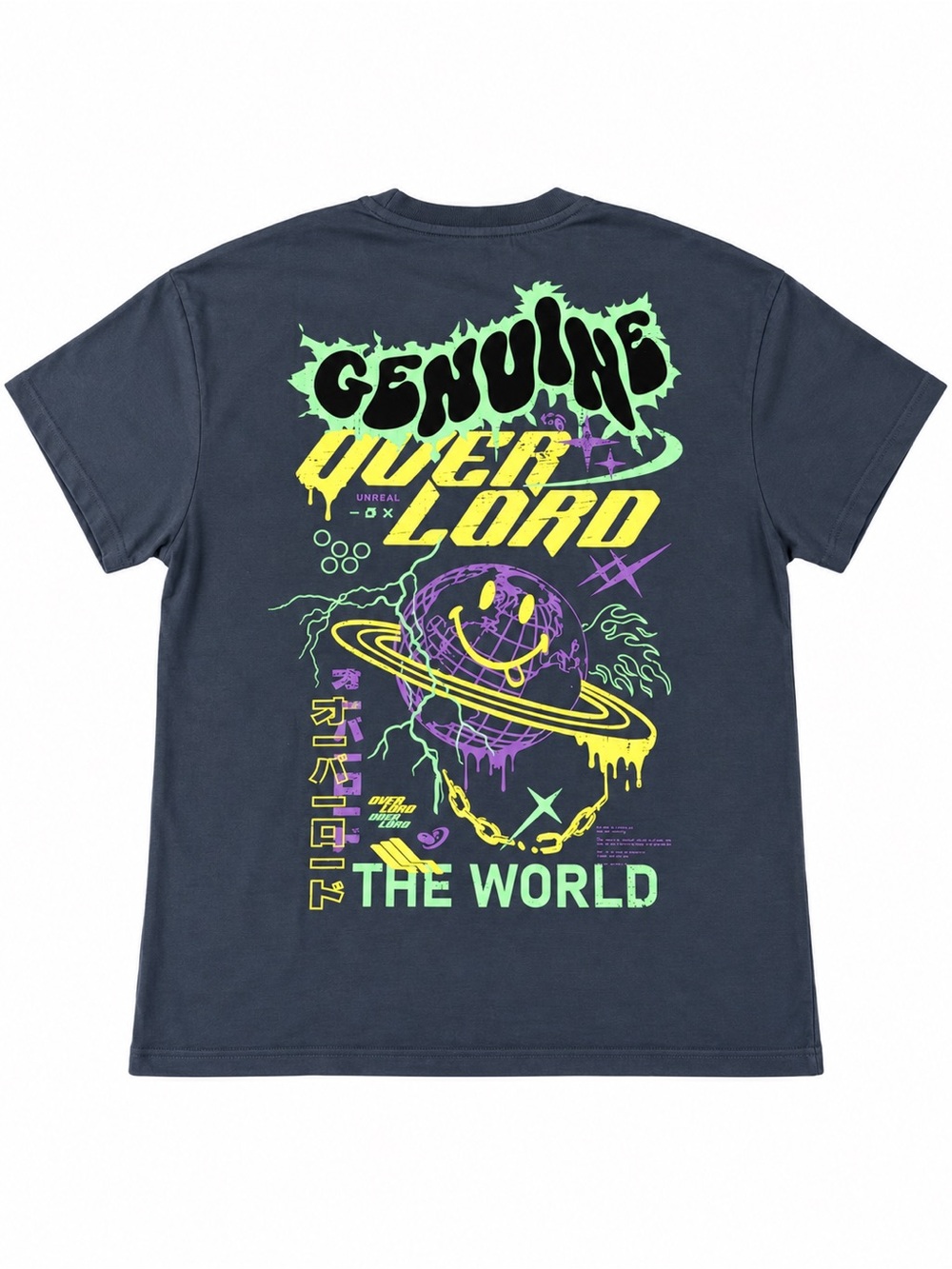 Overlord The World Graphic T Shirt NWT 100% Cotton